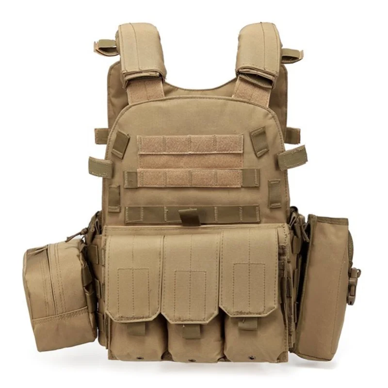 

Quick Release Tactical Vest Airsoft Combat Molle Plate Carrier Vest
