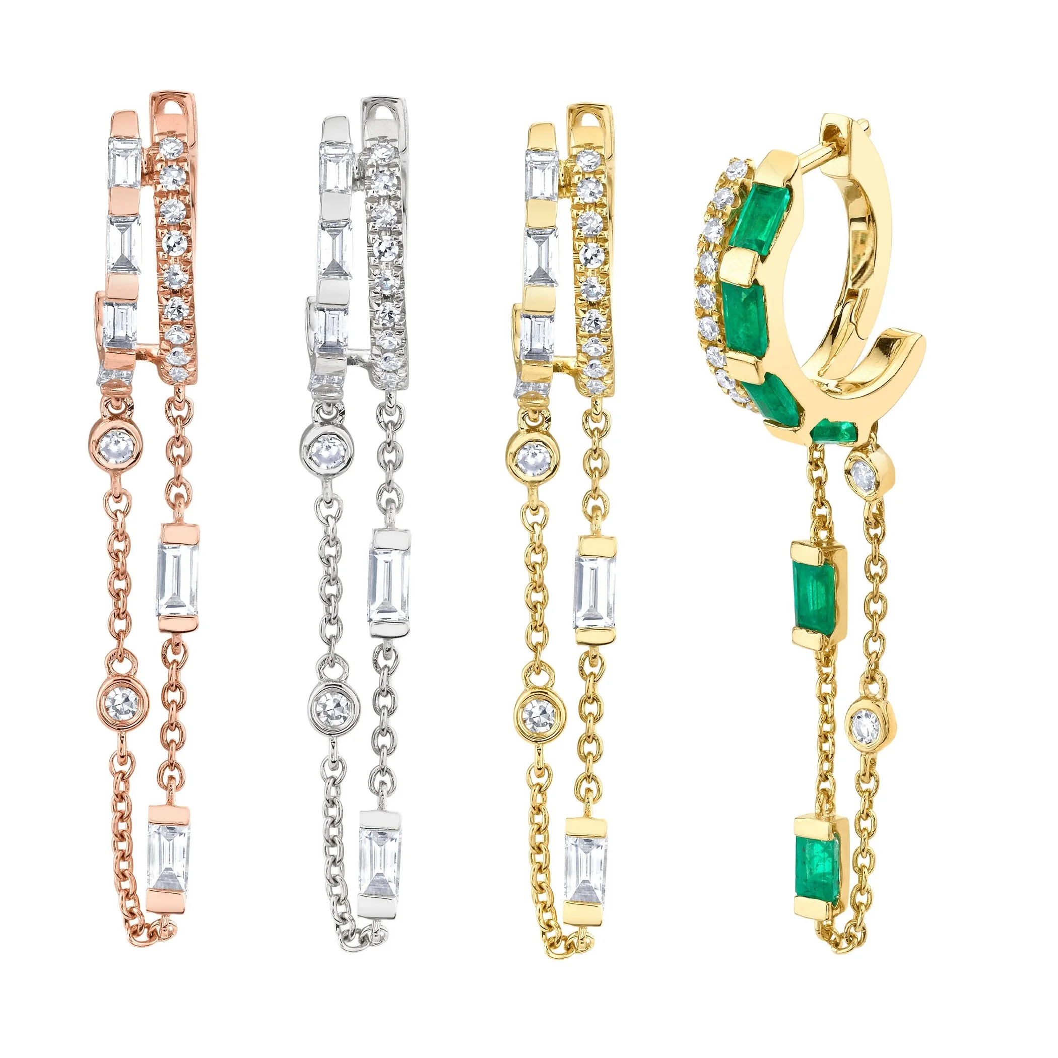 #16 Latest Dangle Chain Earrings Offers