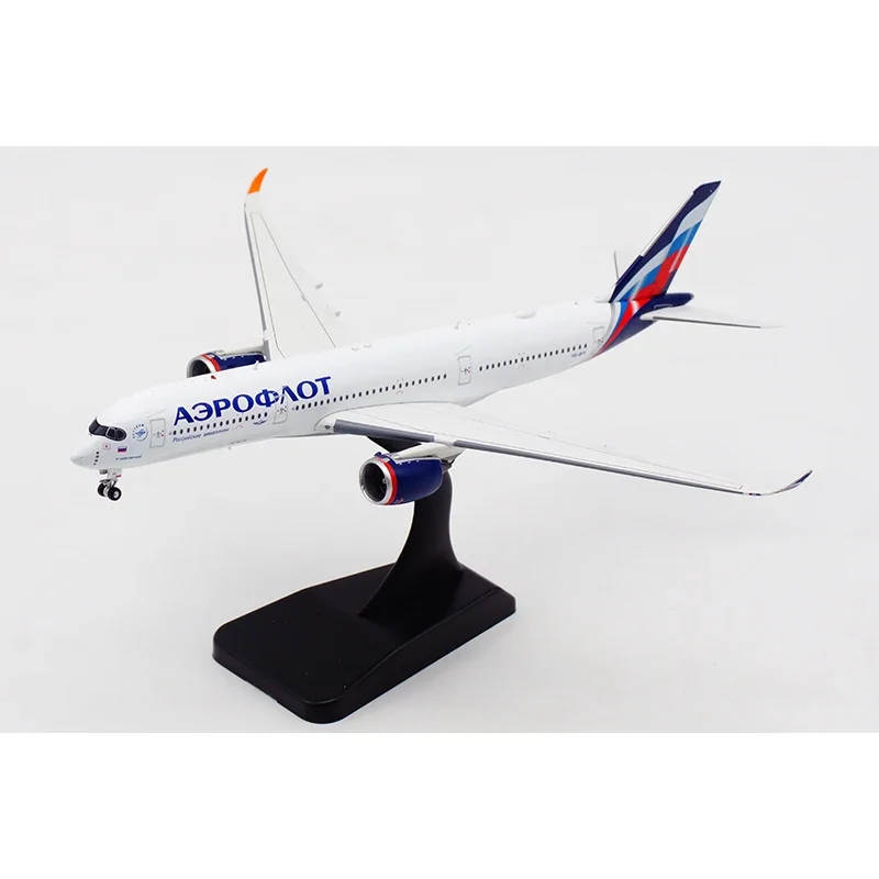 1:400 Air RUSSIA Aeroflot 350 airplane A350-900 model toy with base landing gear alloy aircraft plane collectible display toy