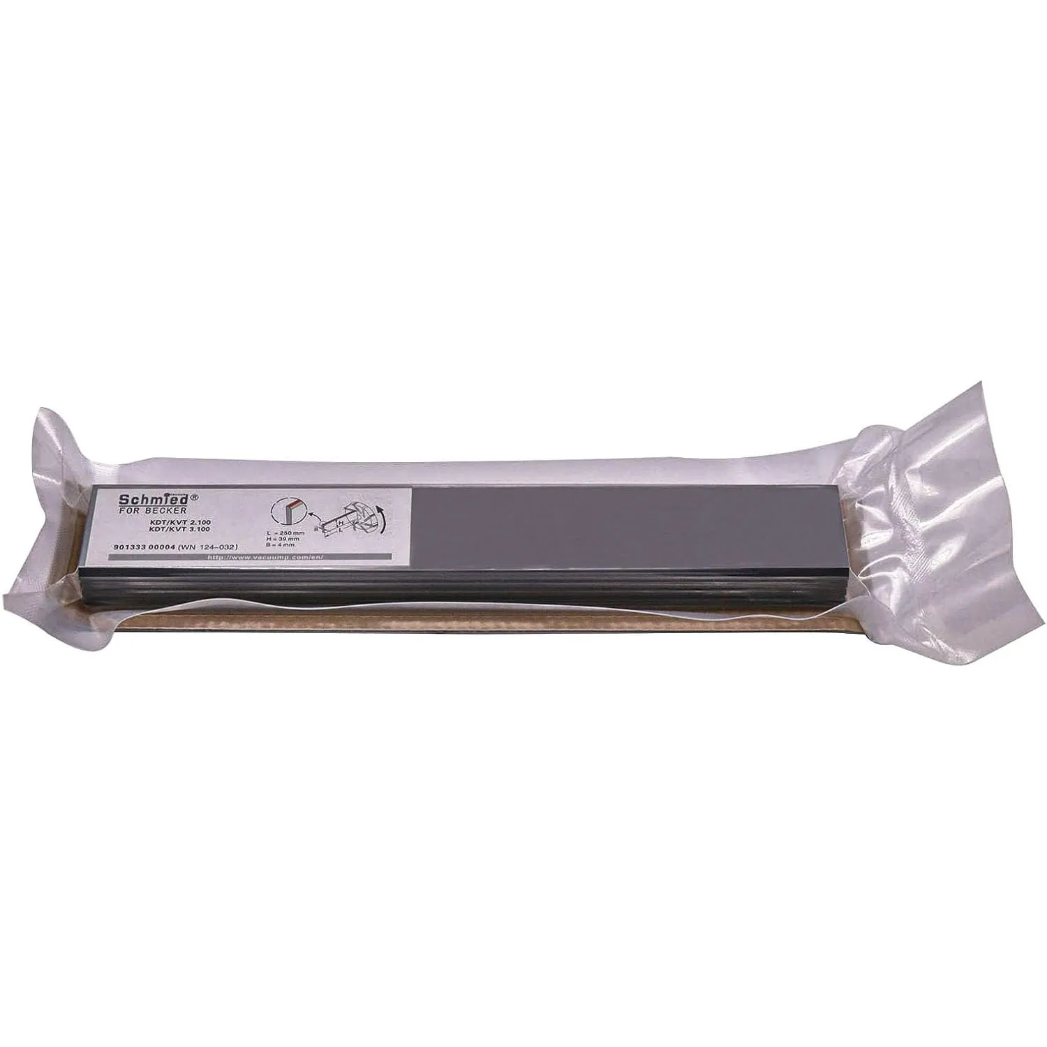 4 Pack Vane WN124-032 90133300004 for Becker Vacuum Pump KDT 2.100, KVT 2.100, KDT 3.100, KVT 3.100, 250-39-4mm