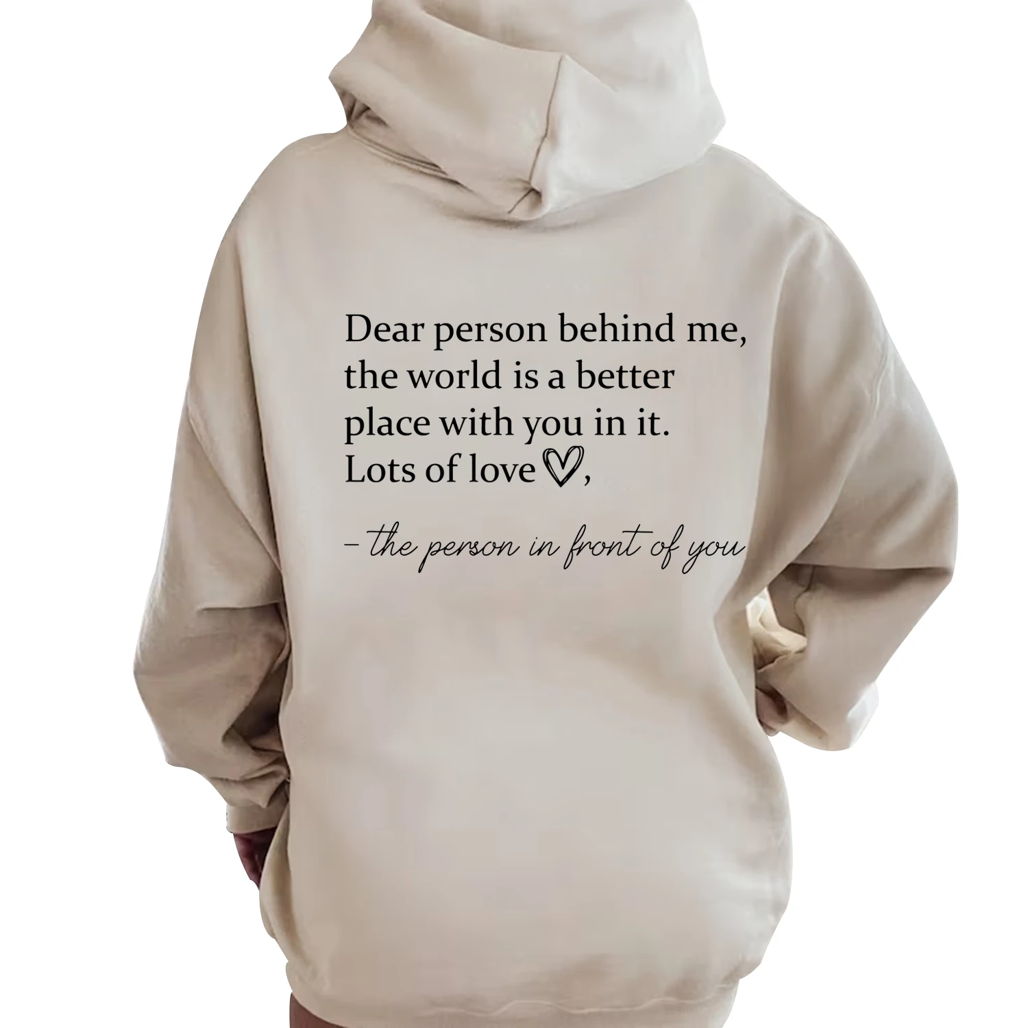 Dear Person Behind Me Sweathirts for Women Men Person Behind Me Shirt Be Kind Shirts Long Sleeves Graphic Sweatshirt Hoodies