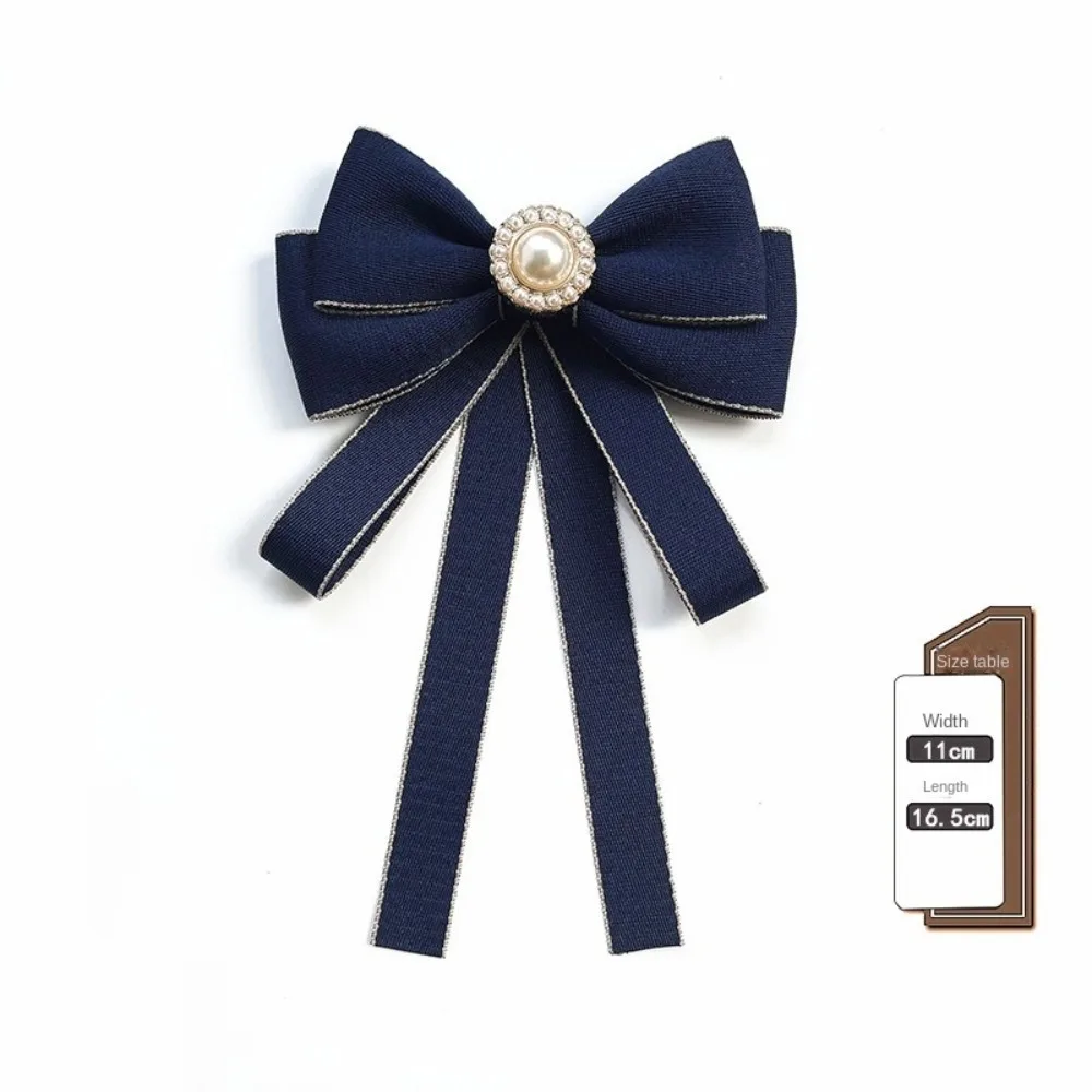 

New Solid Color Bow Tie Bow Crystal Rhinestone Bowtie Collar Flower Elegant Pre-Tied Bowknot Brooches Gift