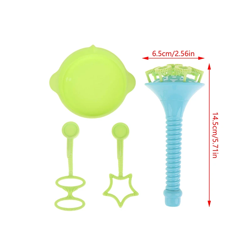 1Set Grappige Blazende Bubble Wand Sticks Bubble Maker Bubble Blazende Bellen Tool Bubble Maker Speelgoed Voor Kinderen Buiten Zonder Bubble