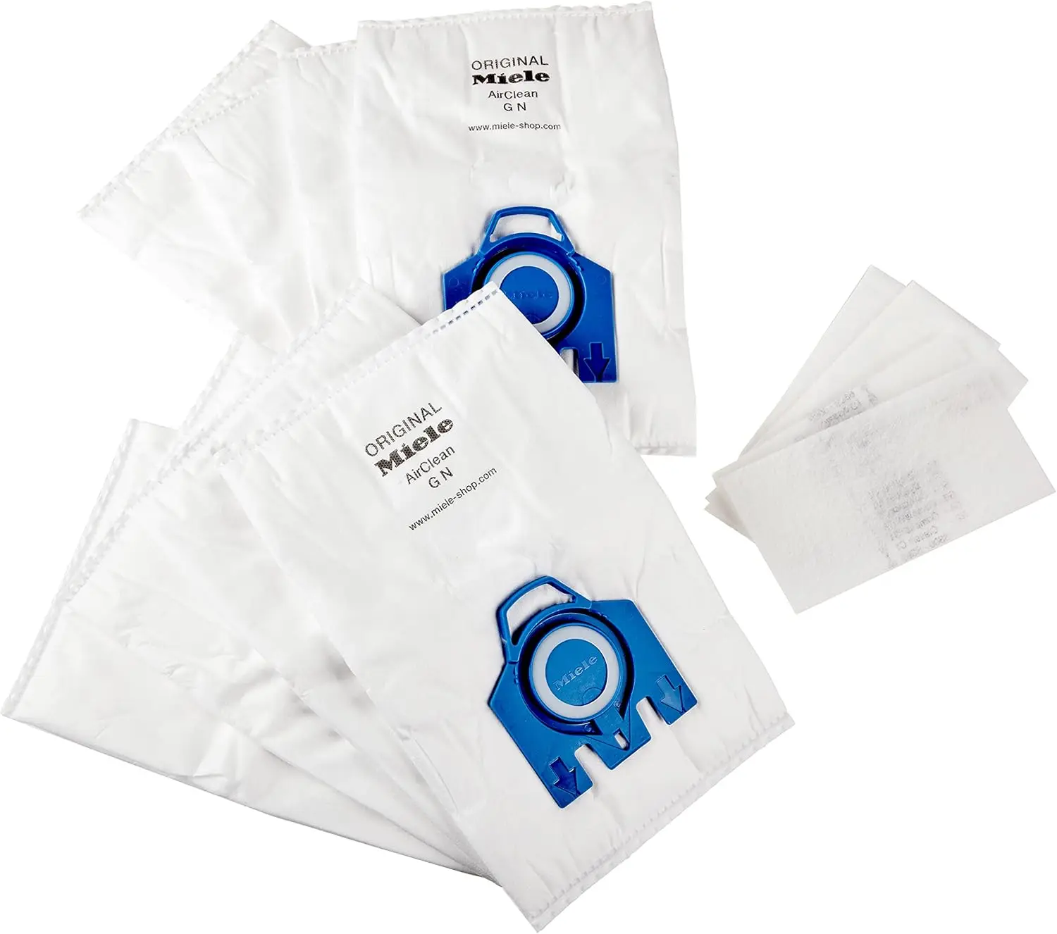 High-Efficiency Vacuum Cleaner Bags, Filters Over 99.9% Dust, XL Pack of 8 for Multiple Models