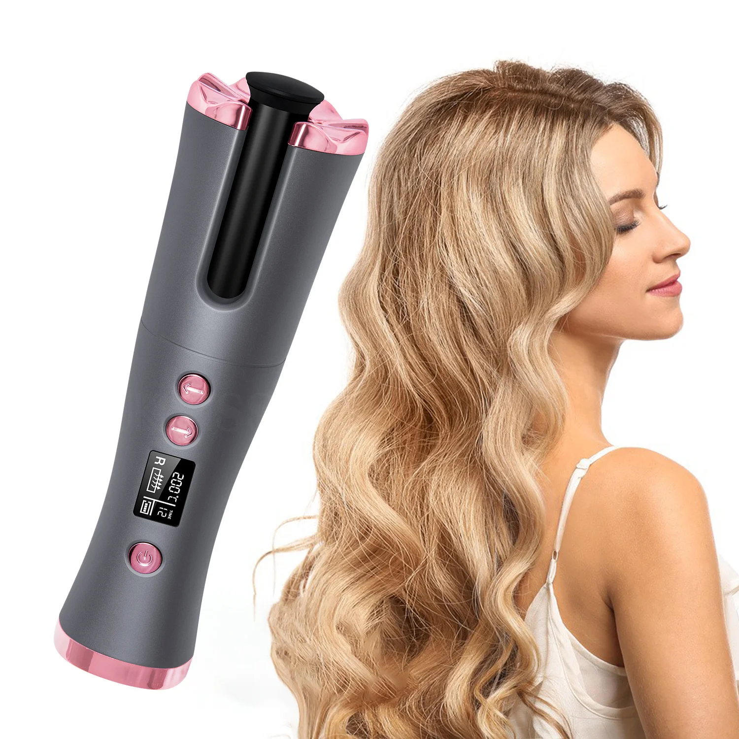 

Automatic Hair Curling Iron Ceramic Professional Triple Barrel Hair Curler Roll Hair Styling Tools Hair Styler Wand Curler Irons