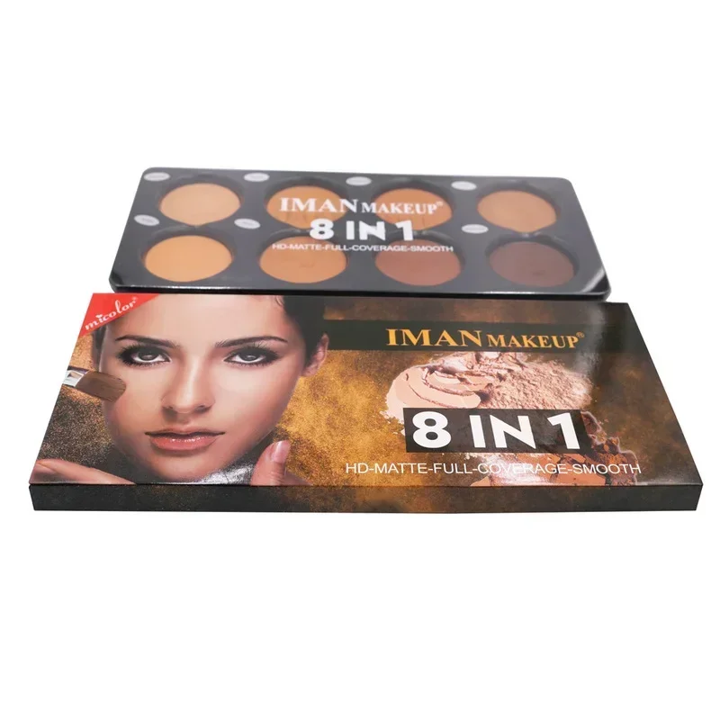 Matte Gesicht Foundation Kontur Palette Gesicht Make-up-Palette für Frauen 3D Kontur Schatten Weizen Farbe Bronze wasserdichte Schönheit