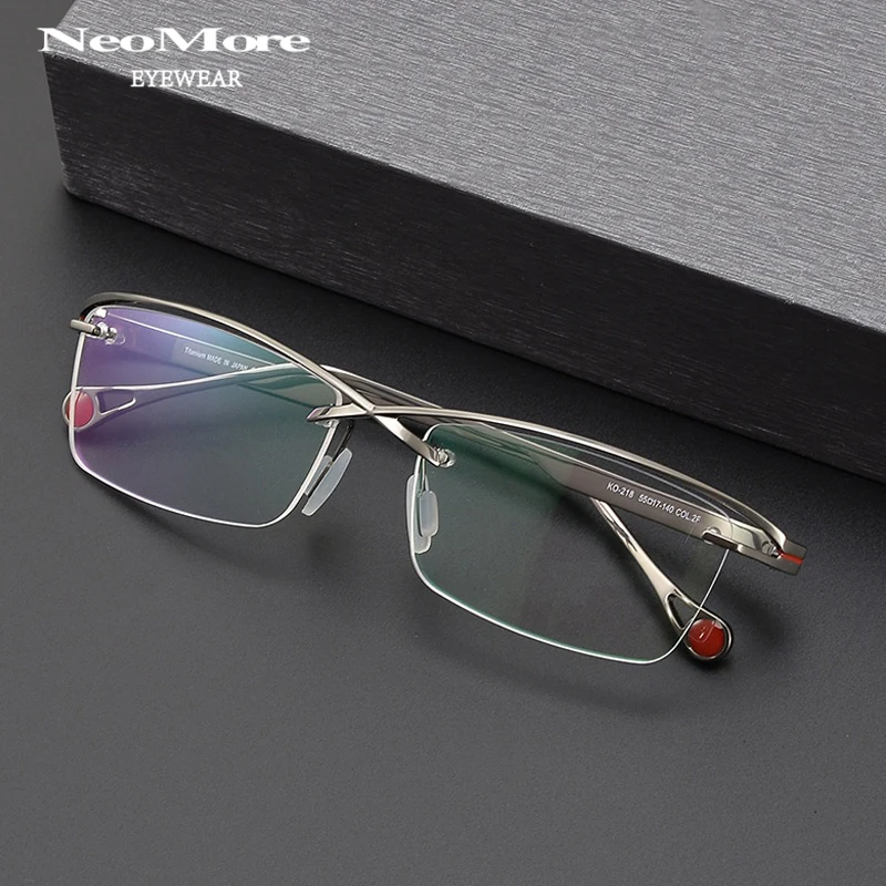 

Luxury Brand High-quality Ultra Light Titanium Glasses for Men with Myopia Presbyopia Progressive Multifocal Frames