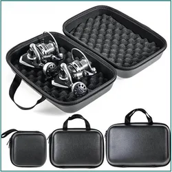 Fishing Tackle Storage Bag Waterproof Holder Pouch Fishing Protective Case Spinning Reel Shockproof Box for 1-2 Fishing Reels