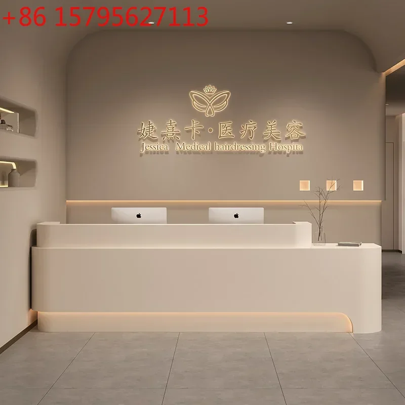 

newBeauty Salon Cashier Oral Dental Bar Skin Management Center Dance Company Reception Desk Desk