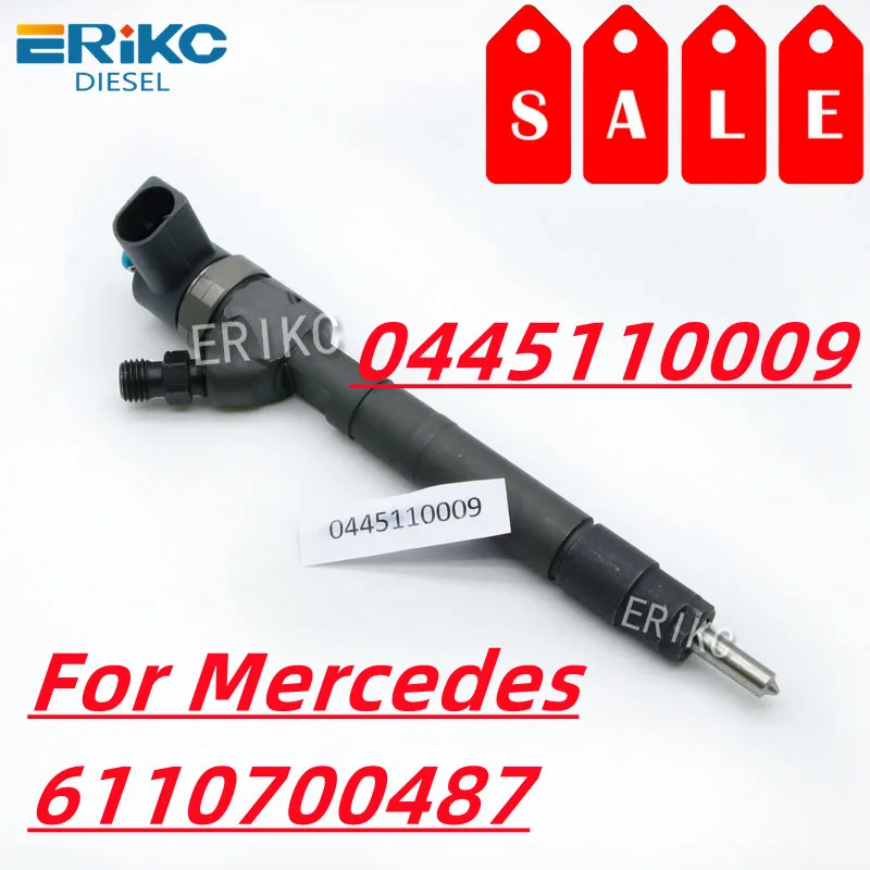 0 445 110 009 Diesel Engine Fuel Injector 0445110009 Common Rail Injection Nozzle 0445 110 009 For Bosch Mercedes 6110700487