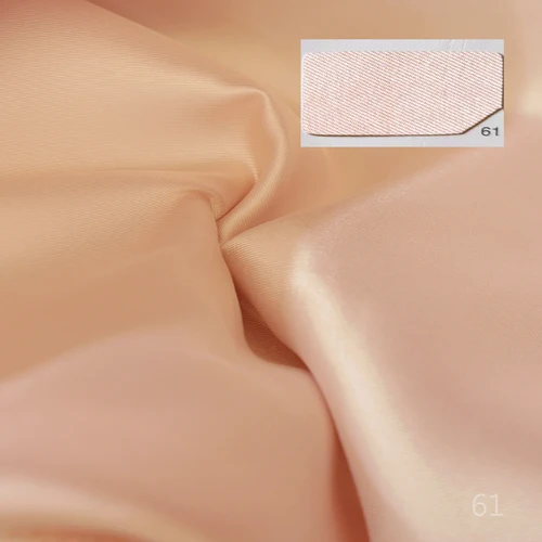 Imagen 2 del producto Tela satinada Mikado crujiente blanca de alta calidad, vestido de noche, tela de boda, sarga satinada, material de costura de diseñador DIY