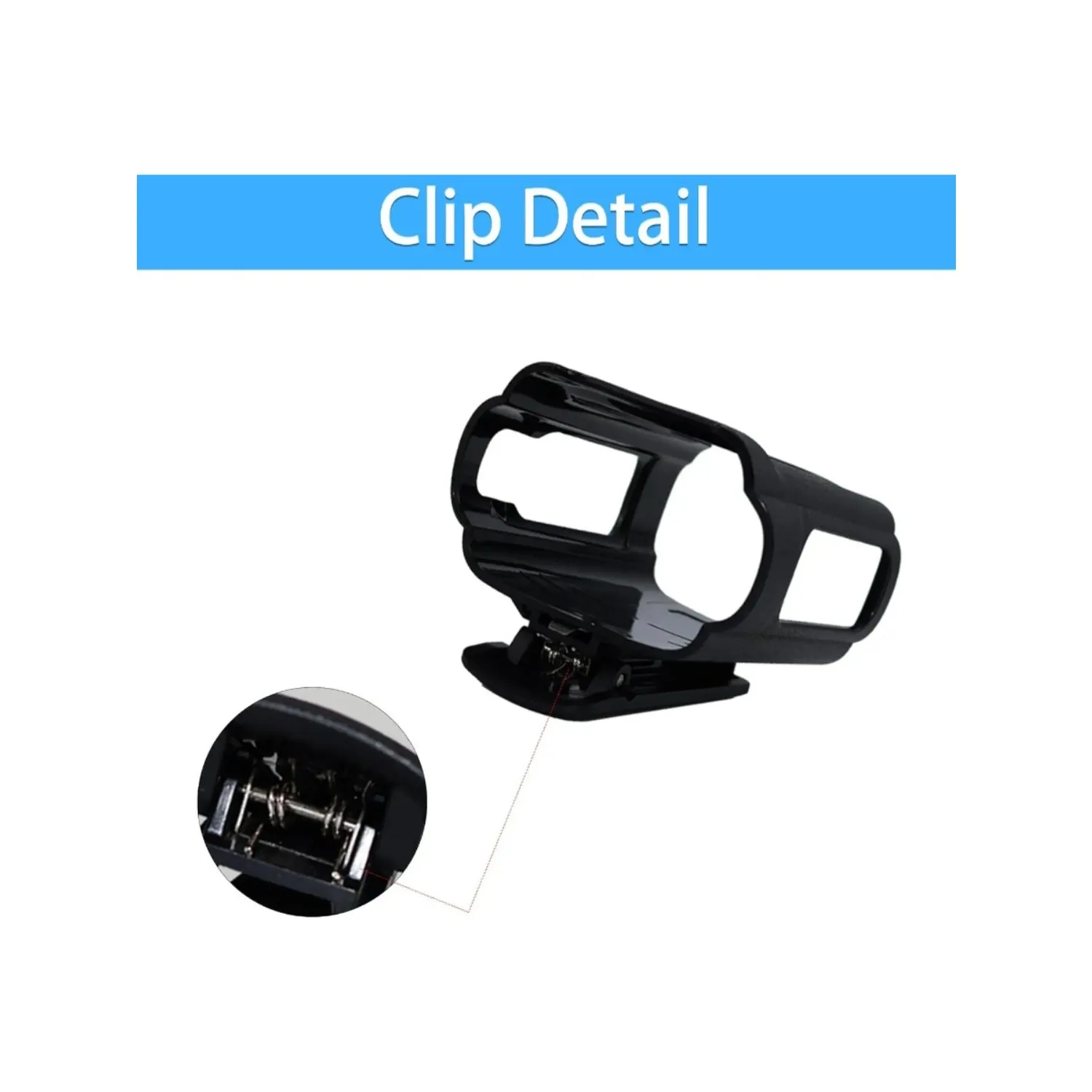 Кобура с зажимом для ремня рации UV-32/DM-32 |   Прочный пластиковый сменный аксессуар для радиодержателя |   2 шт.