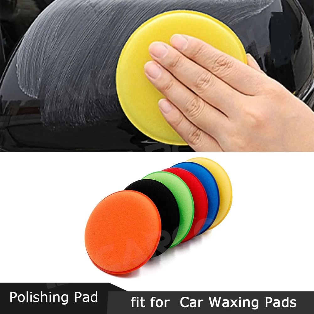 Car Waxing Foam Polish Sponges Applicator Detail Washing Pads Wax Soft Sponge Cleaning Tool Dust Remove Car Cleaning Accessories