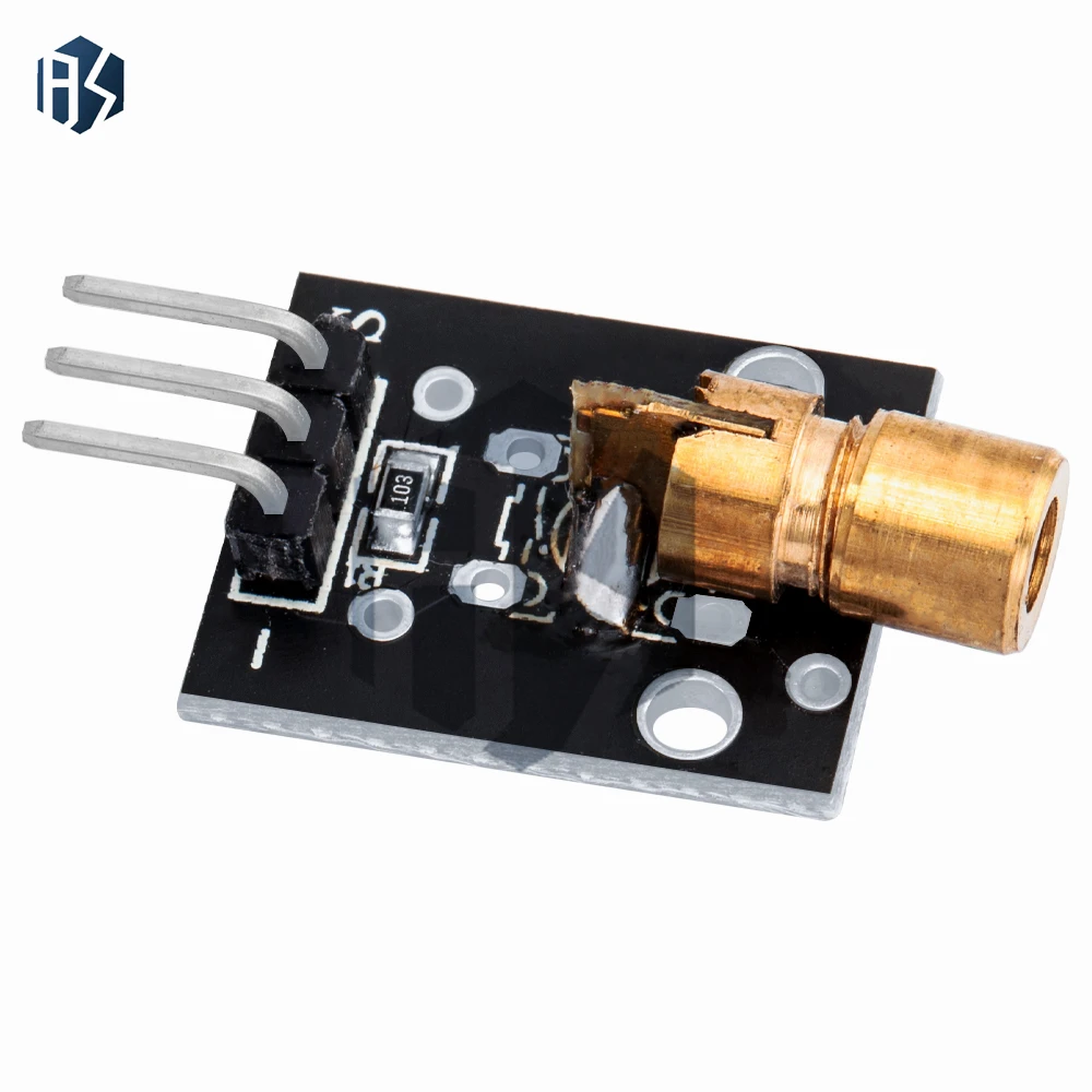 Módulo transmisor láser KY-008 de 650 nm con módulo de sensor láser Kit de módulo receptor láser de tubo no modulador