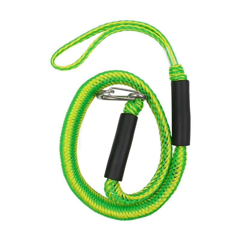 Boat Bungee Dock Lines Marine Mooring Rope For Motor Kayak Anchor Rope Cord Dockline Boats Kayak Replacement Green