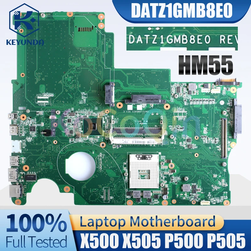 

DATZ1GMB8E0 For TOSHIBA X500 X505 P500 P505 Notebook Mainboard 31TZ1MB01Q0 HM55 Laptop Motherboard