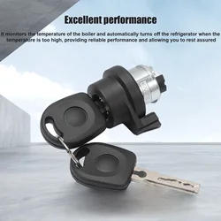 8E0905855A Car Steering Ignition Switch Lock Barrel Cylinder With 2 Keys For VW Skoda Audi A6 Q3 R8 TT Seat 6L0905855D