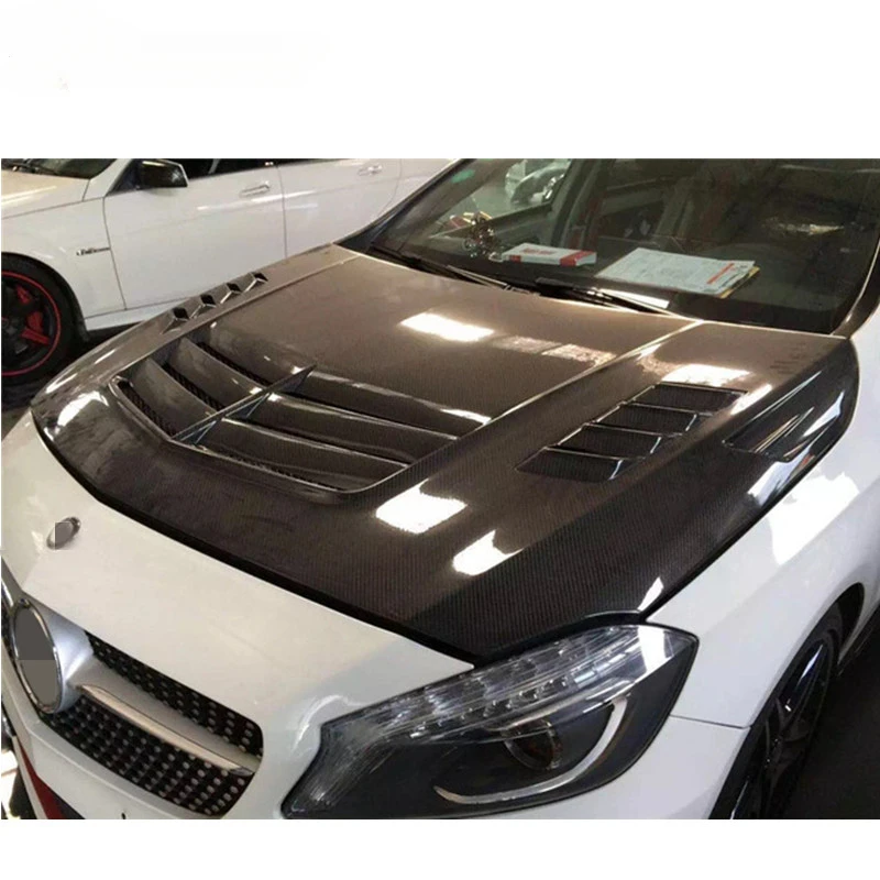 A series W176 A180 A260 A45 years engine hood high quality Carbon fiber material carbon fiber hood fit for A series W176