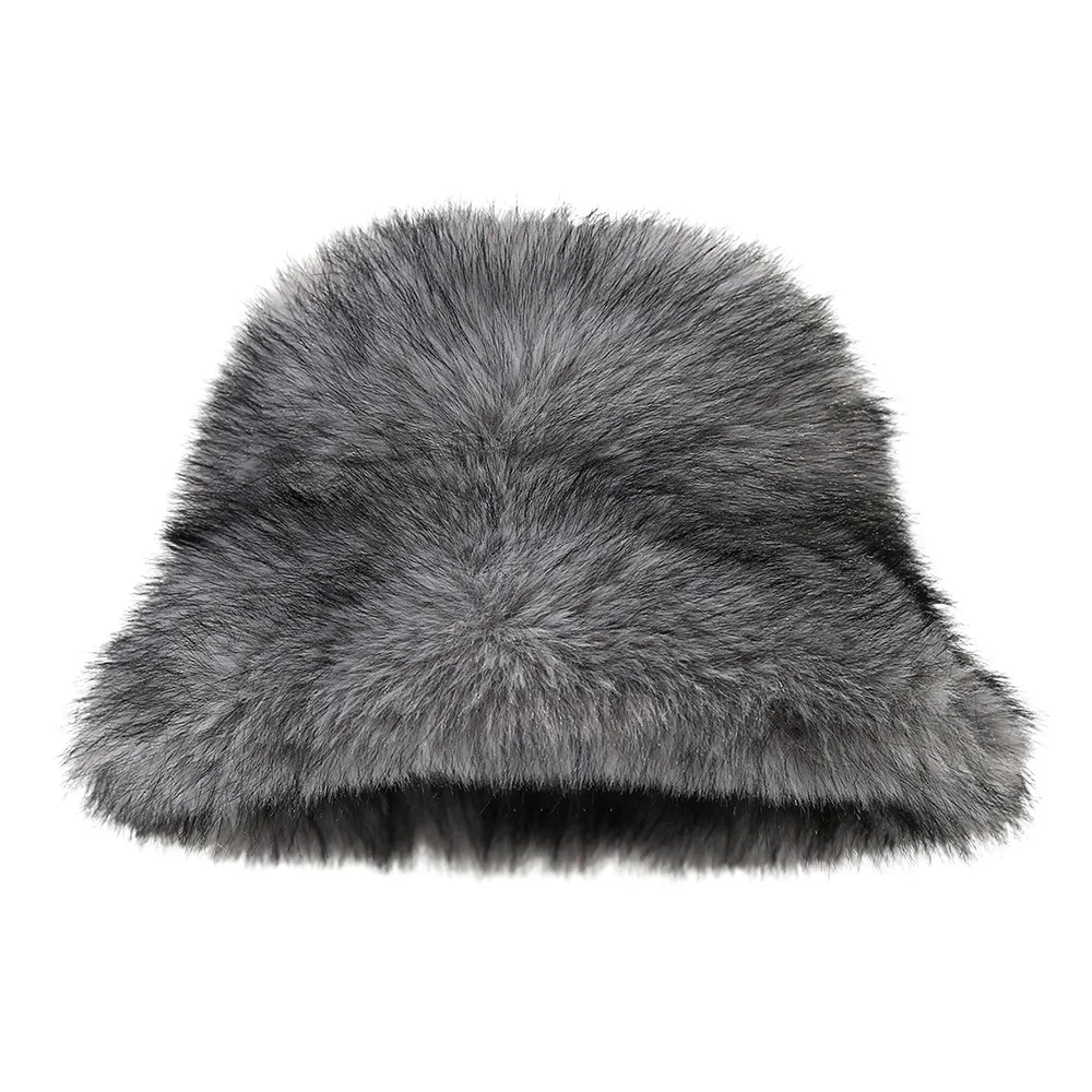 

Теплая пушистая меховая панама, утолщенная шапка для холодной рыбалки, защита ушей от снежного дня, зимняя шапка для катания на лыжах на открытом воздухе, велоспорта