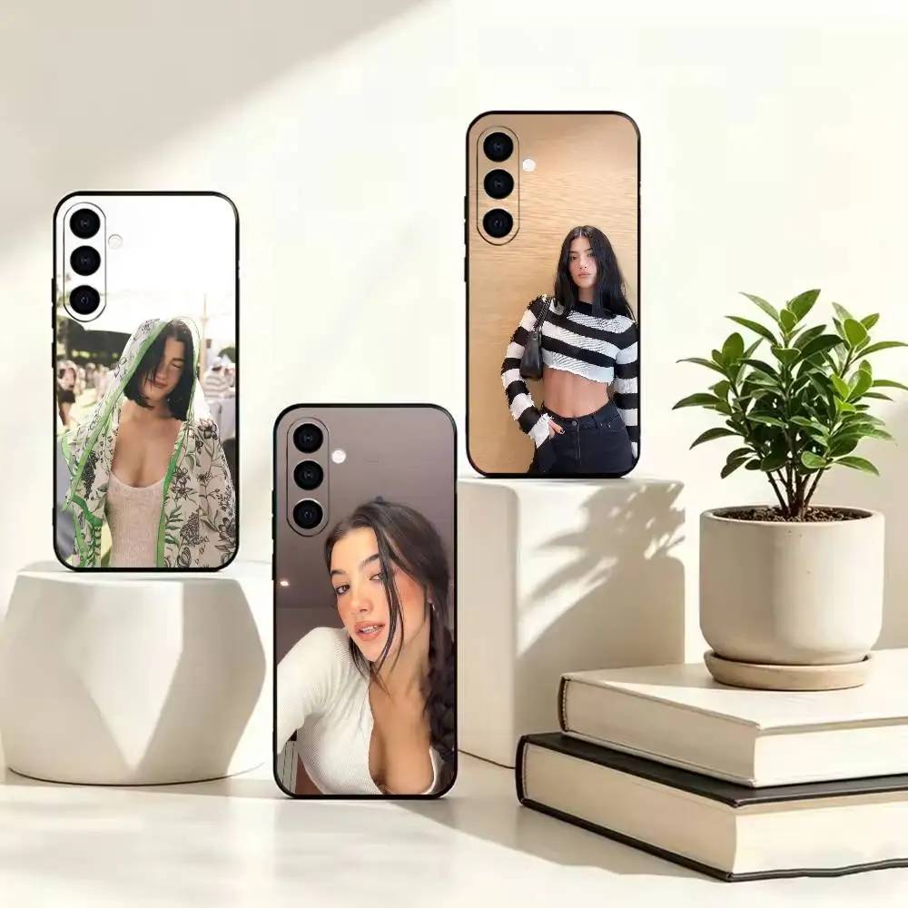 Top-tier dance creator Charli D  Basic Phone Case For Samsung A73 20,21s,22,31,32,52,53,72 Soft Black Shell