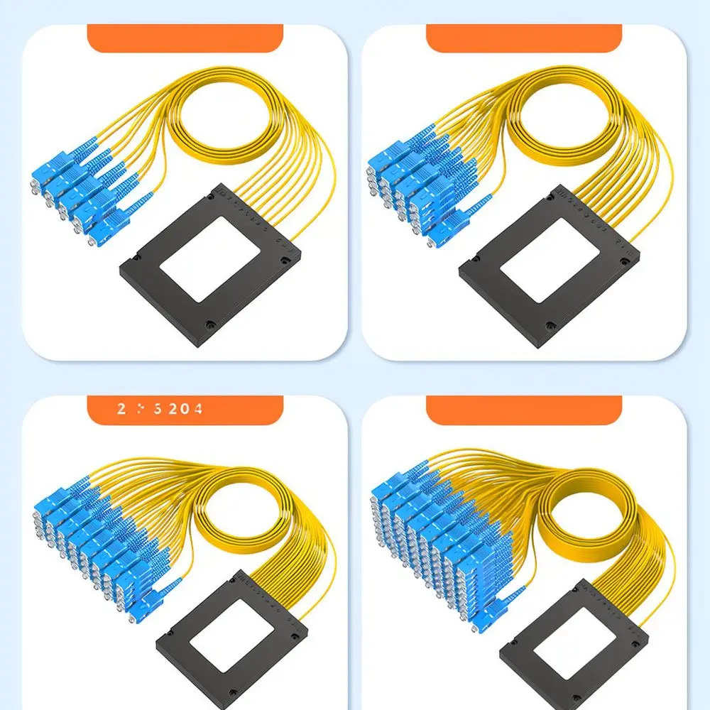 Fiber Optic Splitter SC Connector Passive Networking Device Compact Design For Easy Installation Telecommunication