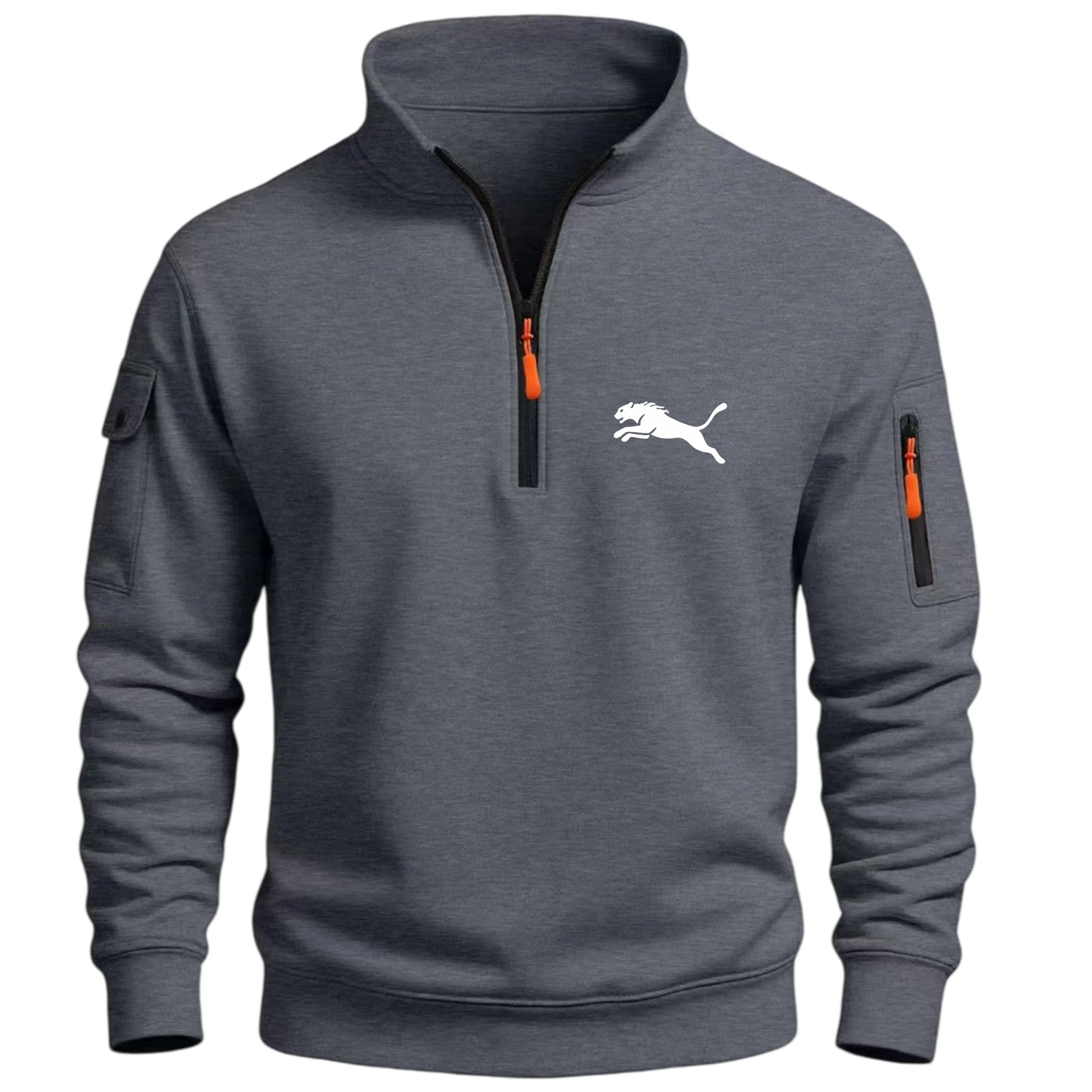 Autumn Winter New Men's Stand  - đánh giá và giá Streetwear Zipper