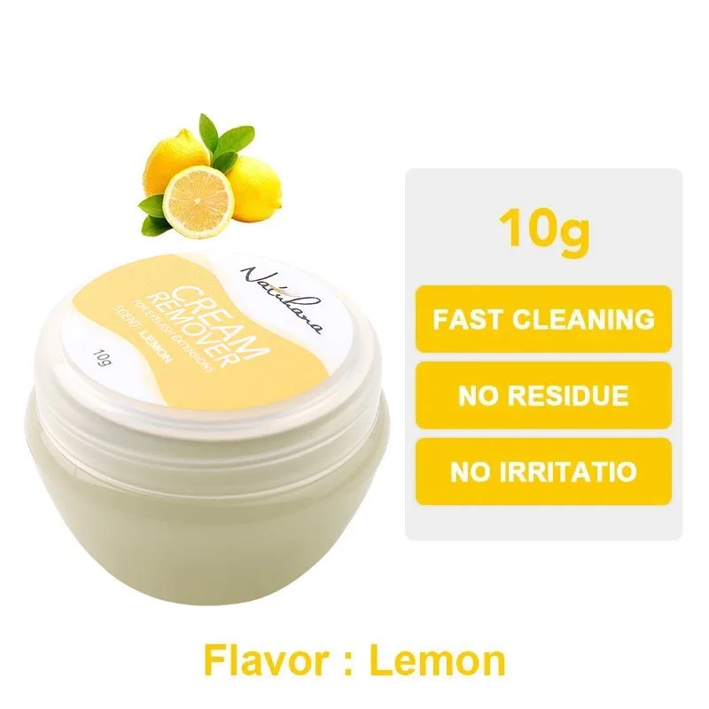 NATUHANA Wimpernkleber-Entferner Schnelle Entfernung des Klebstoffs Professionelle Creme-Entfernung für Wimpern De Pestaña Make-up-Zubehör