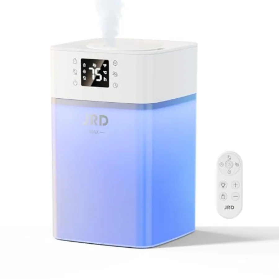 

4L Humidifiers for Bedroom, Cool Mist Humidifier for Large Room, 40H Runtime, 360° Nozzle, Night Light for Home, Office, Baby N