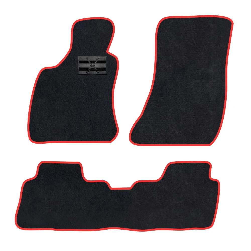 

Car Floor Mat For BMW 7 series 2008-2014 F04 730Li 740Li 745Li 750Li 760Li ActiveHybrid Polyester suede Anti Slip black Backing