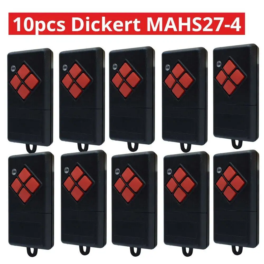 

1-10pcs Dickert MAHS27-04 MAHS27-01 27,015MHz Garage Door Remote Control Dickert MAHS27 27MHz Gate Keychain