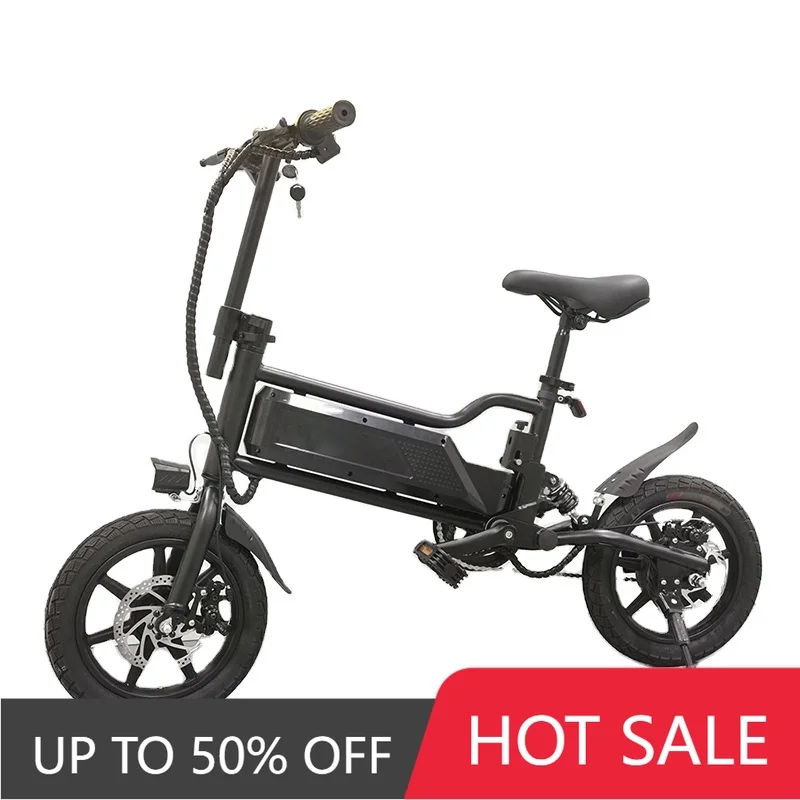 RRE Electric bicycle 36V 350w 15Ah folding small power ultralight lithium electric bicycle