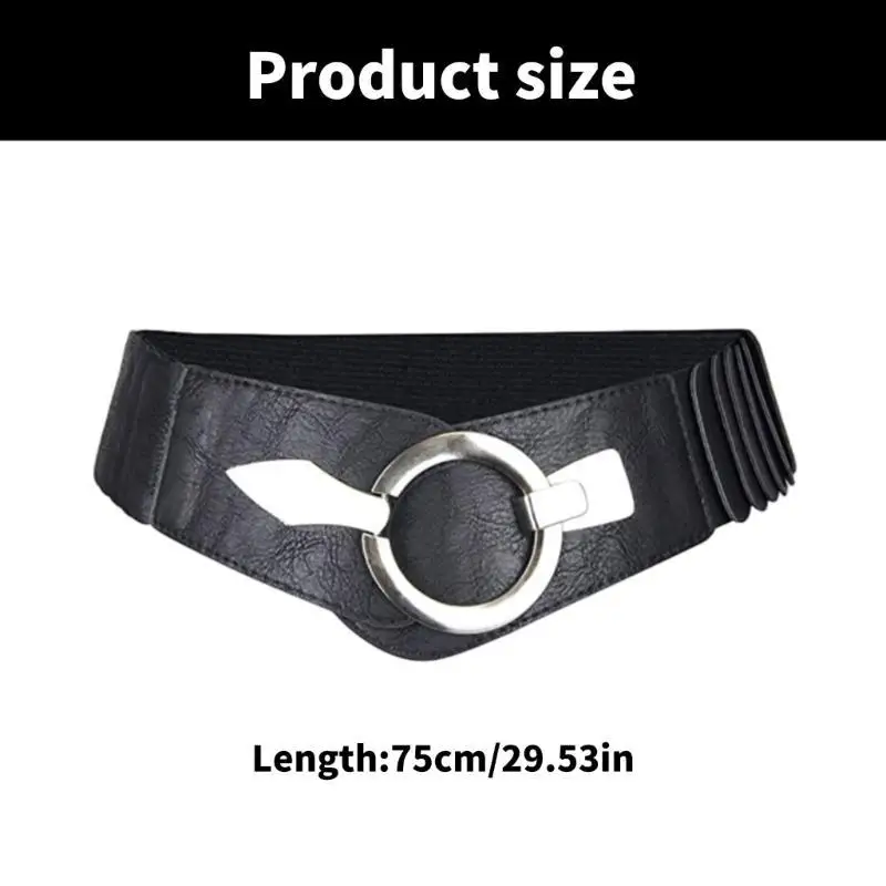 حزام خصر مرن قابل للتعديل للسيدات من 39BD حزام جينز أنيق من Retros حزام مزخرف للمناسبات اليومية والخاصة