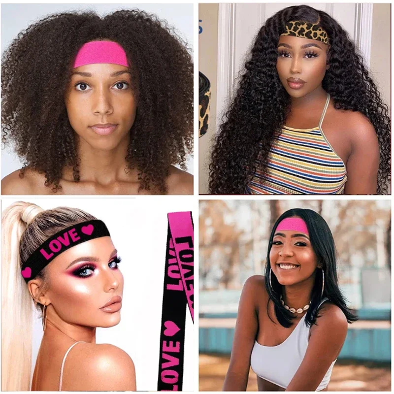 H&STAR 가발 테두리용 멜트 밴드, 가발용 조절 가능한 매직 스티커 테두리 밴드, 헤어 테두리용 폭 조절 가능한 탄성 밴드