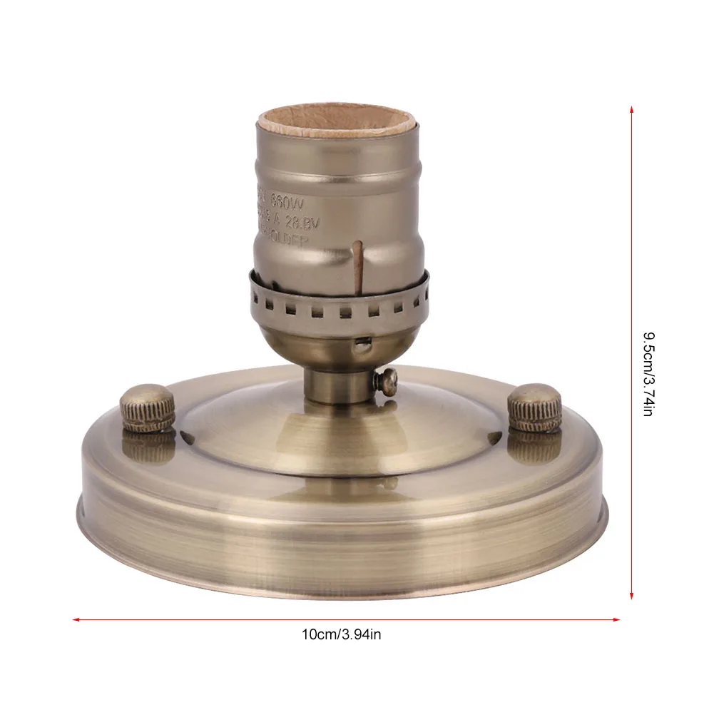 Vintage Chandelier Screw Socket For E26/E27 Bulb Socket Energy-Saving Incandescent Bulb Safety Power Stable Not Easy To Fall Off
