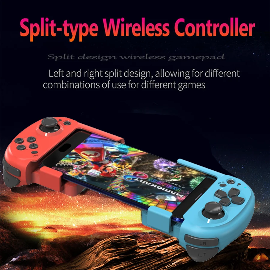 Wireless bluetooth split game contro;;er 2