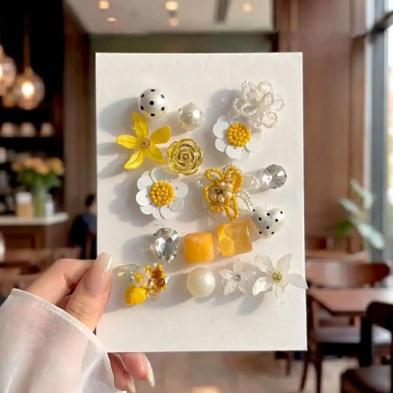Potdemiel Elegant Flower Series 3D Shoe Charms Decoration Fit Bubble Slides Clog Sandals Ornament Shoes Accessories Pins Gifts