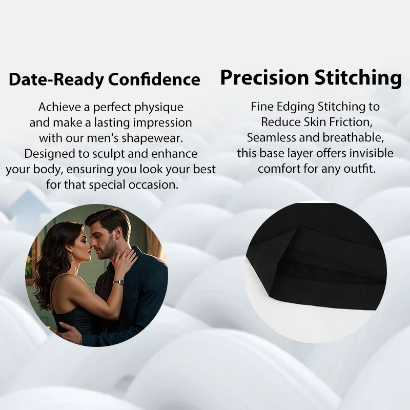 الرجال الخامس الرقبة ضغط سترة التخسيس محدد شكل الجسم Abs البطن تجريب تانك الأعلى أكمام ملابس داخلية قميص التحكم في البطن