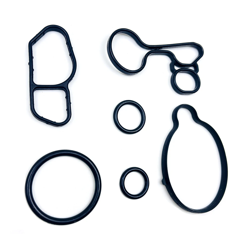 Engine Oil Cooler Repair Kits Gaskets Seal Ring For Chevrolet Cruze Sonic Trax Buick Encore Car Accessories 55566784  55565385