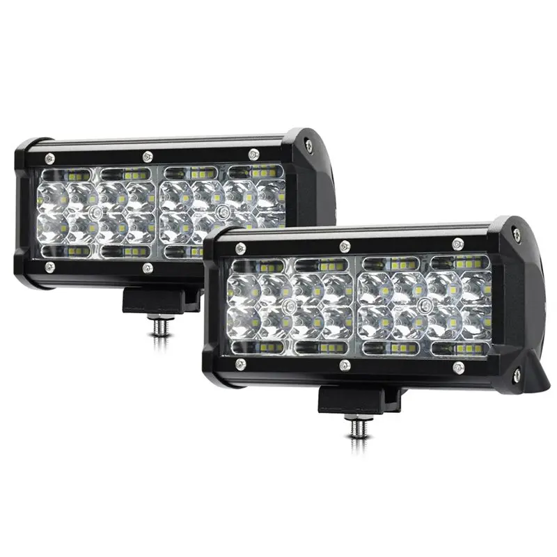 AEA7-7 Inch LED Light Bar, 120W 12000Lm LED Pod Lights Work Lights, Spot Flood Combo Off Road Light Pods Fog Lights 2PCS
