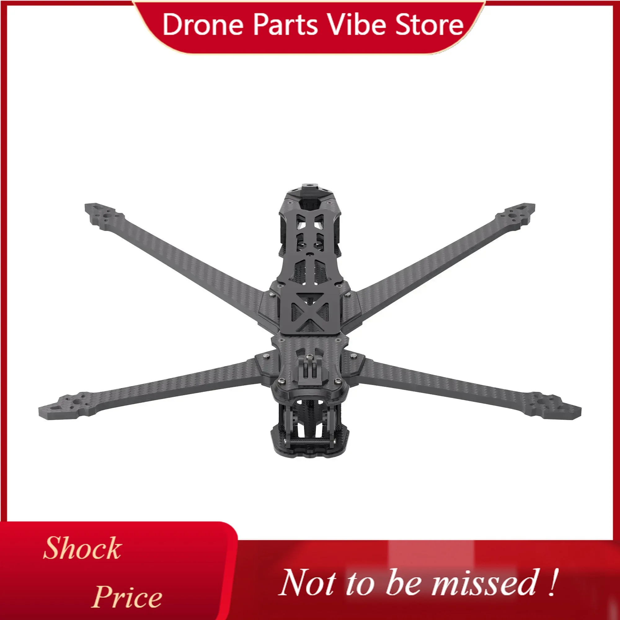 DP GEPRC-Pulsar Drone Frame Onderdelen, Propeller Accessoire, Basis Quadcopter Frame, FPV Freestyle Racing, RC Gereedschap, 9 inch, 10 inch, 11 inch