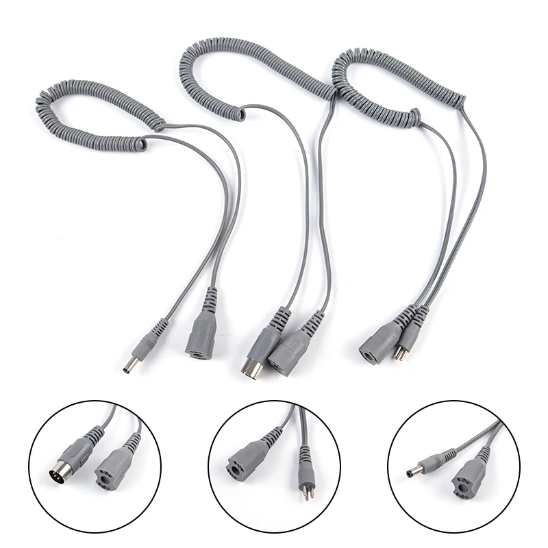 Cavo di alimentazione per manipolo fresa elettrica per unghie 30000 RPM, per fresa elettrica per unghie, con impugnatura grigia da 10 mm, accessorio per macchina potente