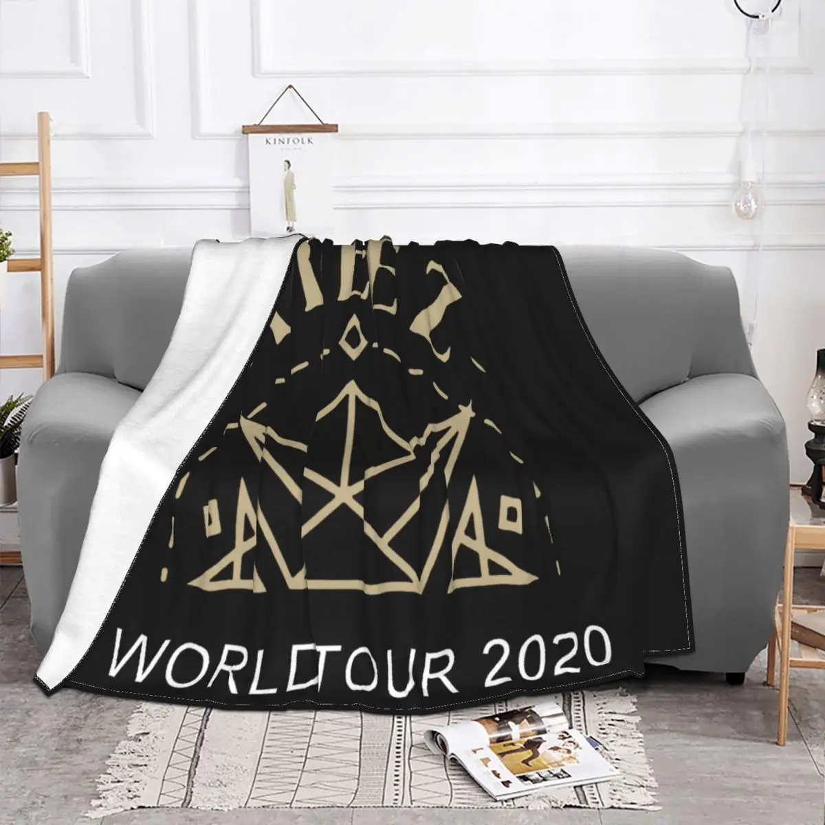 Ateez 2020 World Tour Kpop Ateez Concer Ateez Kpop Atmungsaktives S'5Xl Headband Sc Throw Blanket