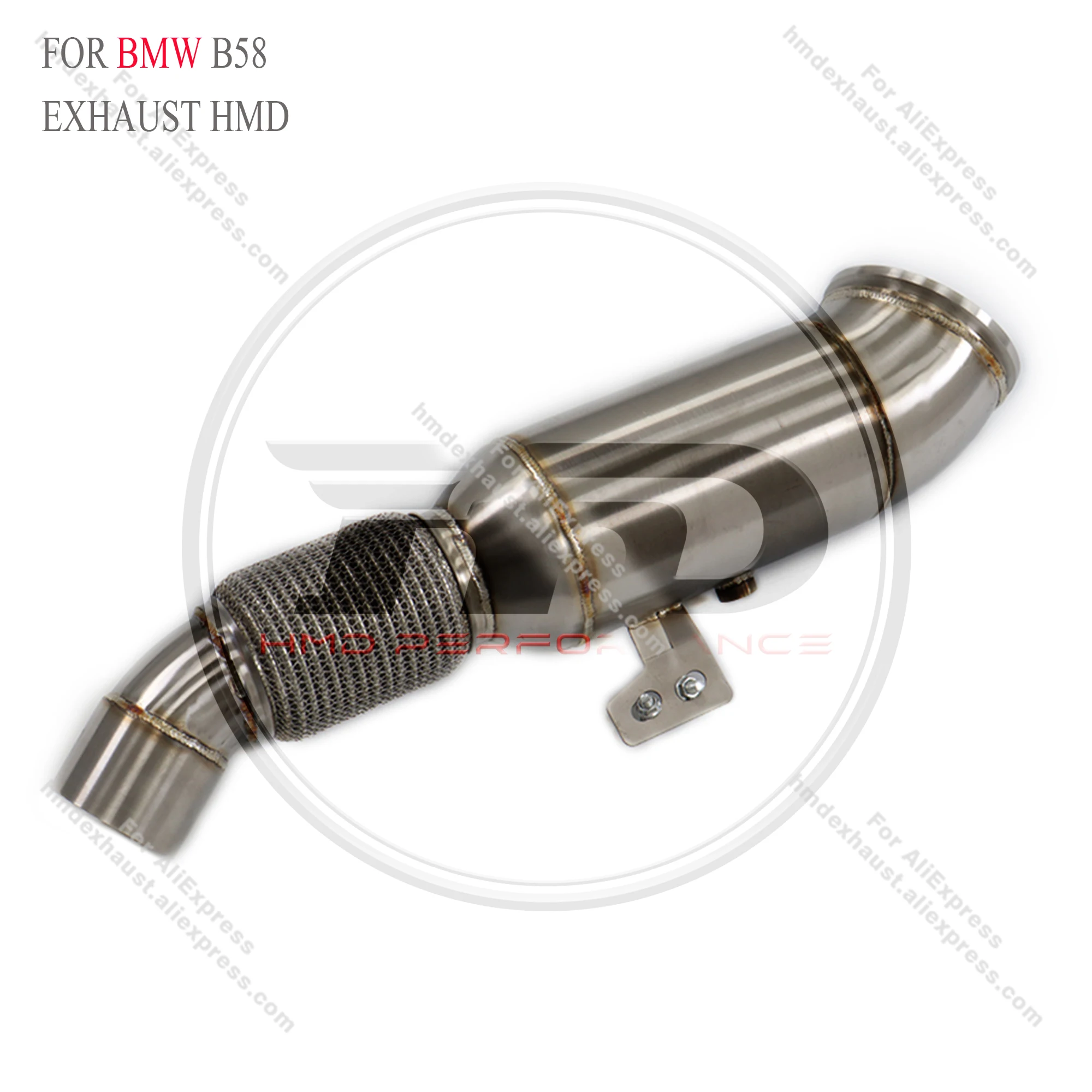 

Водосточная труба HMD 304 SS для BMW B58 без теплового экрана G2x 340i/440i 18+ Сертифицированная гонка