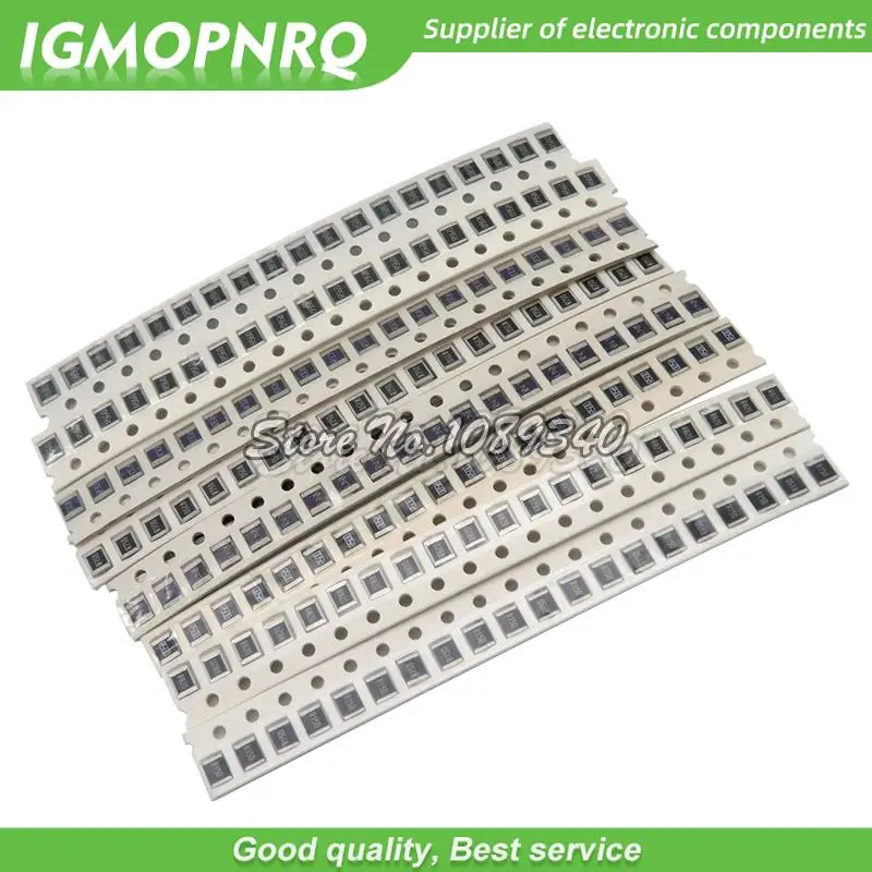 200PCS/lot 5% 1210 SMD resistors assorted kit set ,10 valueX20PCS=200PCS 0R82 0R75 R68 R560 0R50 R47 R33 R22 R150 R100 hjxrhgal
