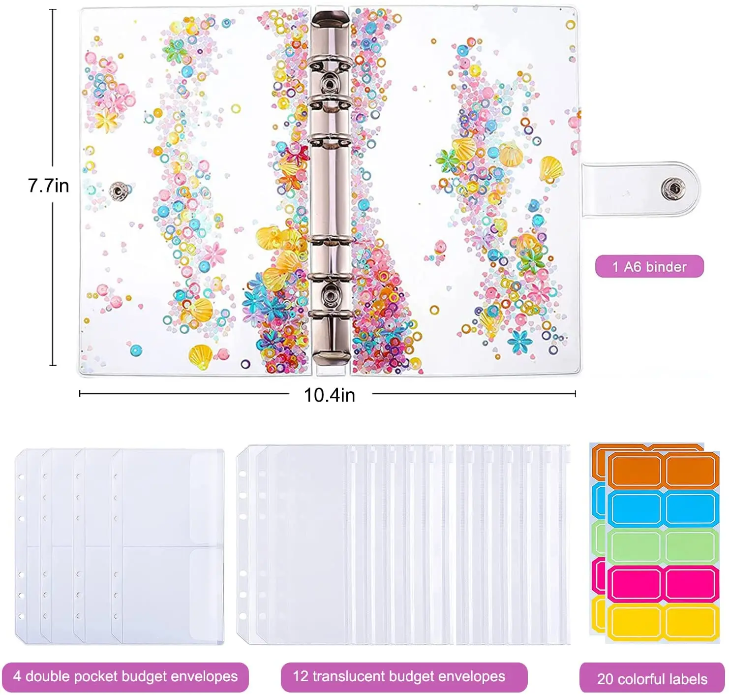 A6 Budget Bindmiddel Notebook Planner Organizer Met Cash Enveloppen Zakken Budget Lakens En Label Stickers Voor Geld Besparen Dagboek