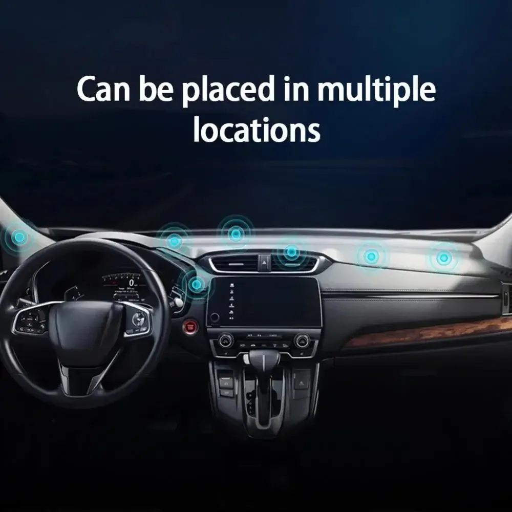 ที่วางโทรศัพท์ในรถแบบแม่เหล็กอเนกประสงค์สำหรับ iPhone Samsung ที่ยึดโทรศัพท์ในรถยนต์แบบกลมที่ยึดโทรศัพท์แดชบอร์ดที่ยึดโทรศัพท์มือถือ