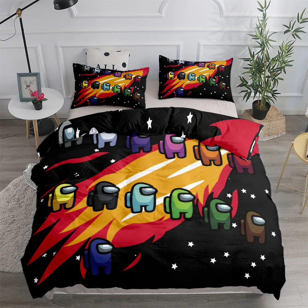 Imagem -02 - Aliens-jogo Duvet Cover Grupo Linho Rei Rainha Casal Twin Cama de Solteiro