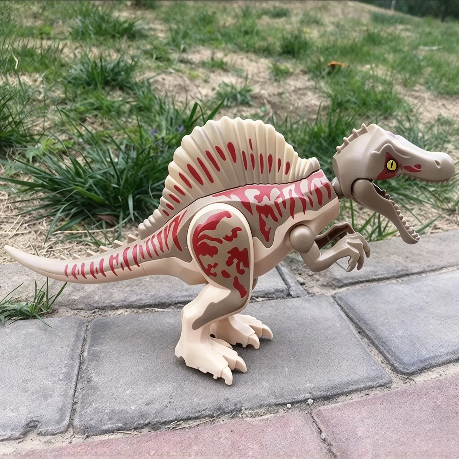 DIY Assemble Spinosaurus Dinosaur Model Kit, Giant Dinosaur Toy, Fun Playset, Birthday & Holiday Gift for Boys and Girls