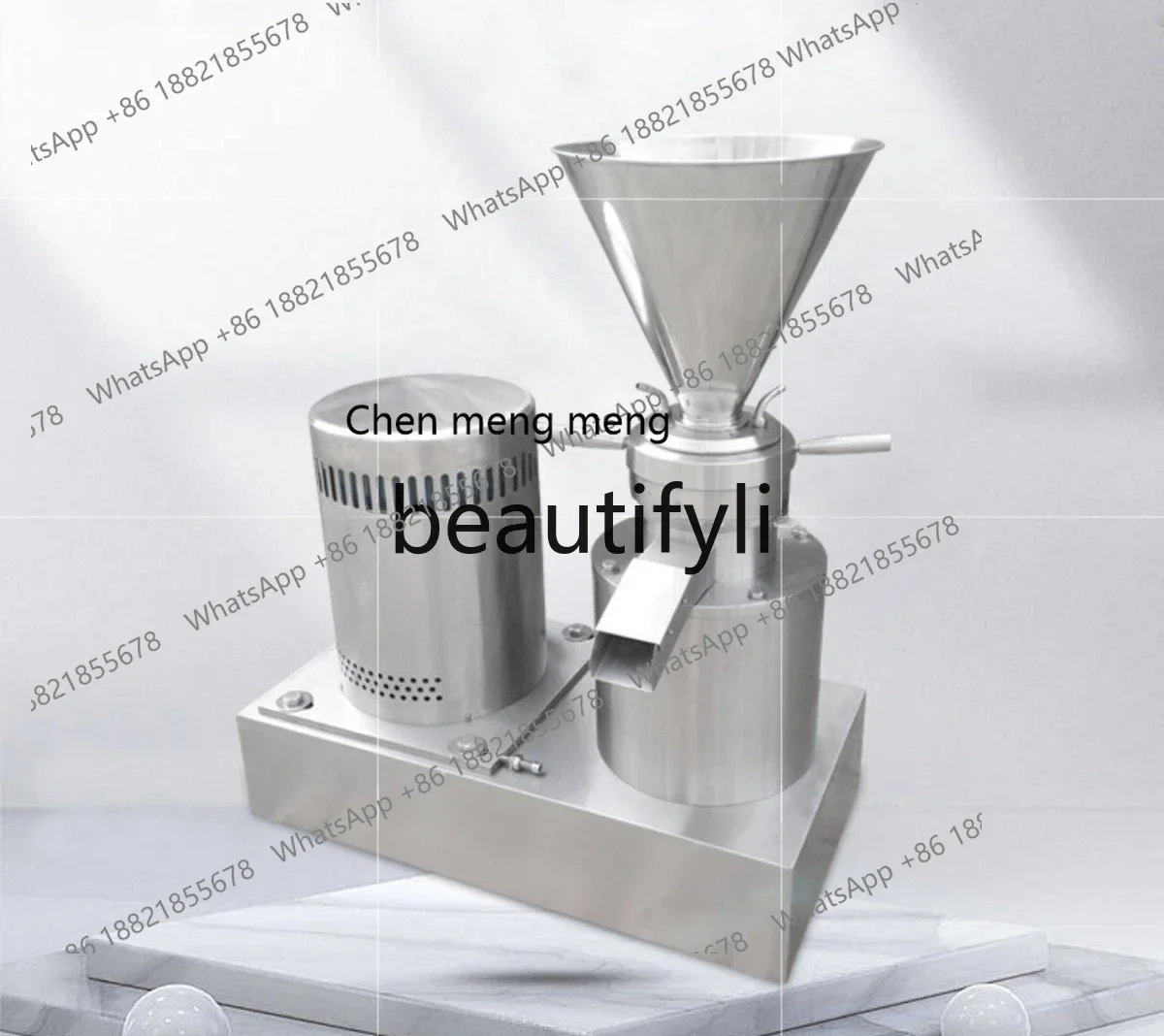 X C45 Stainless steel miniature, grinder laboratory, industrial commercial chili sauce colloid mill