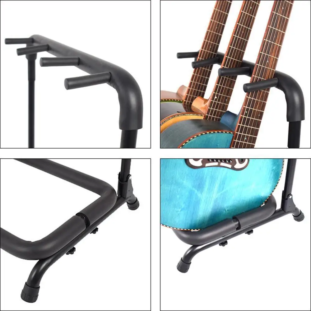 Imagem -02 - Cinco Rack de Palco Múltiplo para Guitarra Detém até Novo Suporte de Guitarra Armazenamento Bass Holder dj Mount